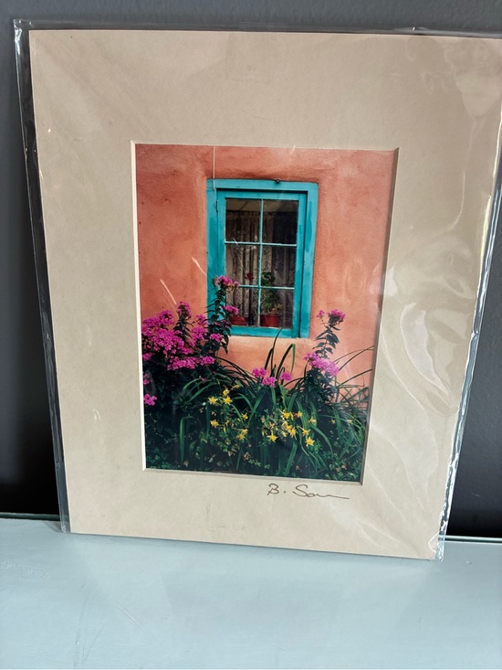 Artisan Other - Vintage Matted Art Photography Patio Window by Bo Svensson